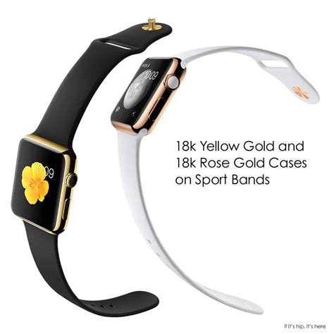 New 18k Gold Apple Watches In Various Styles and Colors. Will It Help? - if it's hip, it's here