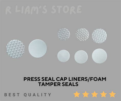 50PCS PRESS SEAL CAP LINERS FOAM 58MM 63MM 70MM 80MM Lazada PH