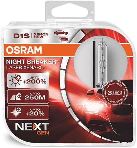 Ampoule xénon Osram série originale D1S 35W PK32d 2 66140 Xenarc