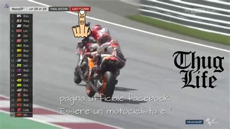 Dovizioso Sorpassa All Ultima Curva Marquez Austrian Motogp Thug Life