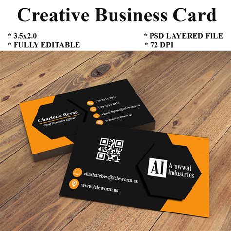 Professional Visiting Card Template - MasterBundles