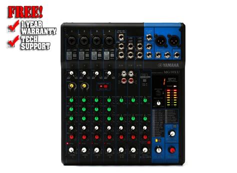 Yamaha MG10XU 10-channel Mixer with USB and FX