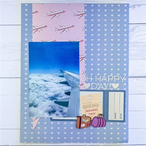 modern scrapbooking examples    inspired