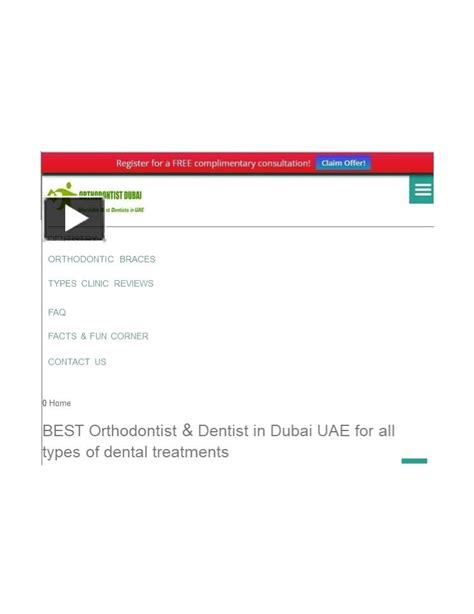 PPT Orthodontist Dentist In Dubai UAE PowerPoint Presentation