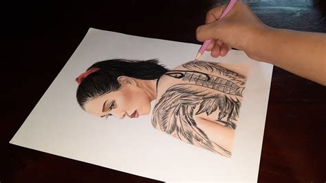 Bella Poarch Back Tattoo Drawing Youtube