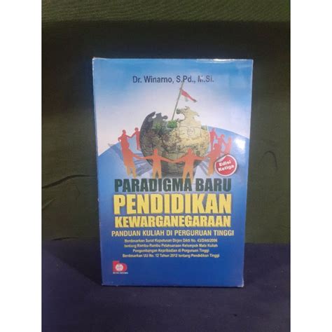 Jual Buku Paradigma Baru Pendidikan Kewarganegaraan Karangan Dr Winarno