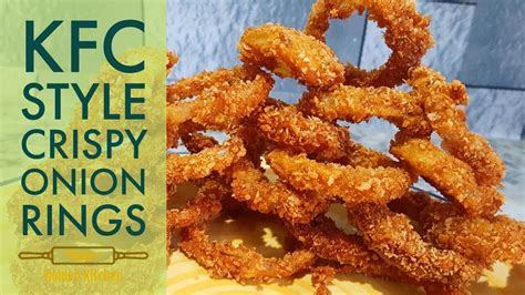 CRISPY ONION RINGS HOW TO MAKE ONION RINGS KFC STYLE Ramzan RECIPE