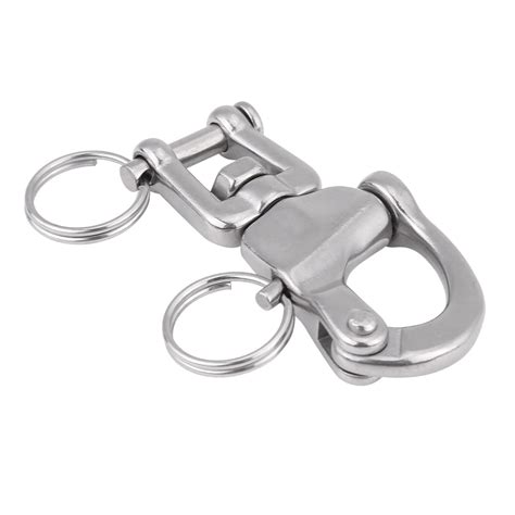 Rankomu Stainless Steel Jaw Swivel Snap Shackle High Hardness