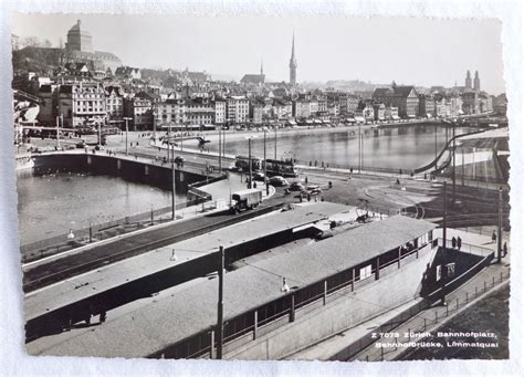 AK ZÜRICH Bahnhofplatz Bahnhofbrücke Tram Limmatquai Kaufen auf