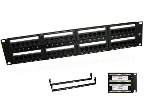 Patch Panel De Puertos Cat E Y Cat Satra