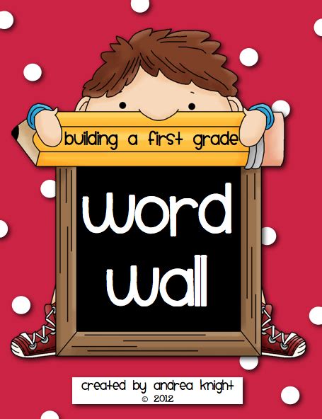 Creating Readers And Writers My First Grade Word Wall First Grade Words Word Wall First Grade