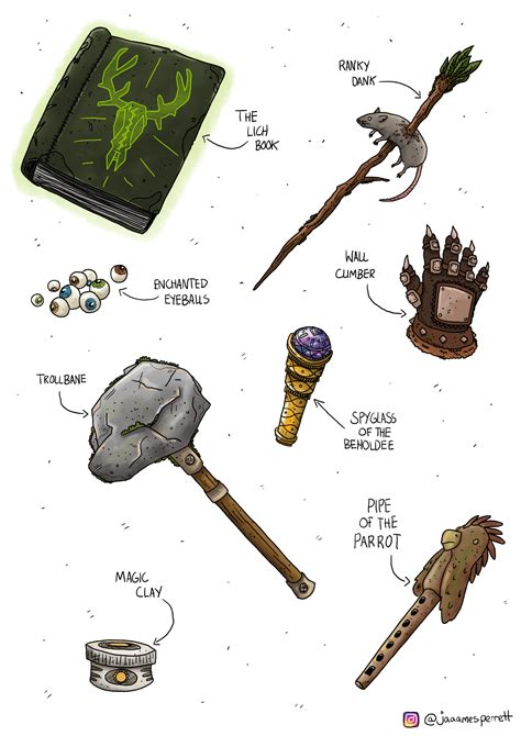 [ART] Item & weapon inspiration for you! : r/DnD