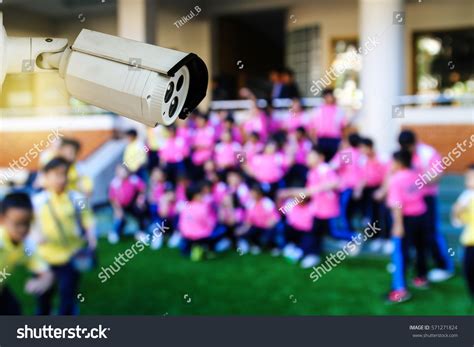 Outdoor Cctv Monitoring School Security Cameras Stock Photo 571271824 | Shutterstock