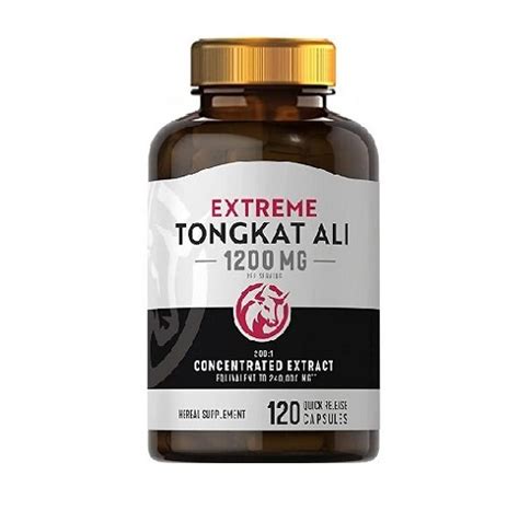 Tongkat Ali 1200 mg 120 Cápsulas Suplemento Extreme – Nutricion Sexual ...