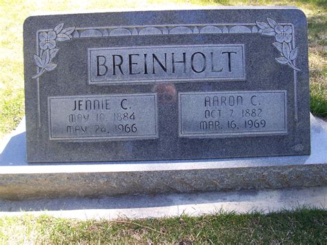 Aaron C Breinholt M Morial Find A Grave