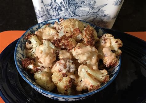 Roasted Cauliflower With Cheese Sauce Prettyfood