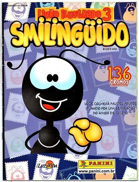 Album De Figurinhas Livro Ilustrado 3 Smilinguido Vazio Editora