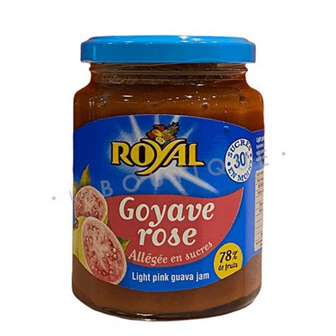 Royal Confiture de goyave rose bio allégée 123 Click