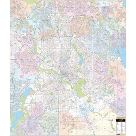 county map of dallas texas 6