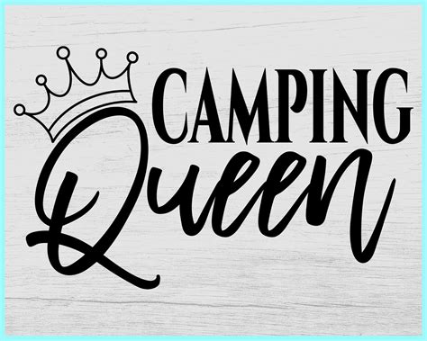 Camping Queen Svg Camping Svg Camp Life Svg Camper Svg Etsy