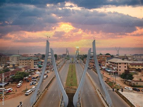 An Overhead View Of The Bridges In The City Of Awka Anambra State