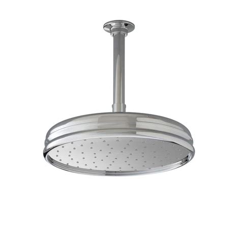 KOHLER 1-Spray 10.4 in. Single Ceiling Mount Fixed Rain Shower Head in ...