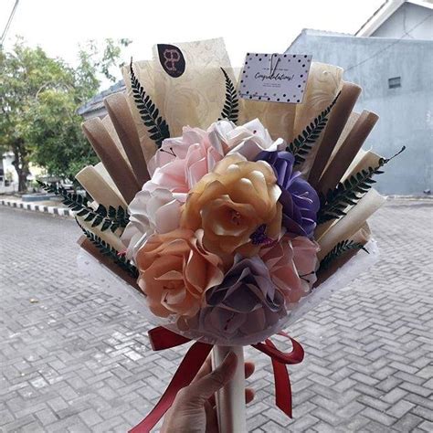 Jual Buket Kertas Warna Nude Shopee Indonesia