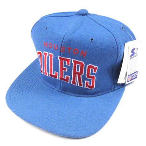 Vintage Houston Oilers Starter Snapback Hat NWT NFL Football 90s – For ...