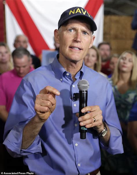 Florida Governor Rick Scott Says He Is Running For Senate Daily Mail