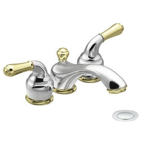 Moen Monticello 4 Mini Widespread Faucet 4560 Chrome Polished Brass