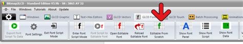 Editable Custom Font From Scratch Bitmap Lcd Software Tool Blog