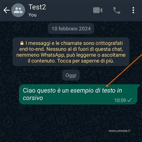 Come Scrivere In Corsivo Su Whatsapp Lapaweb