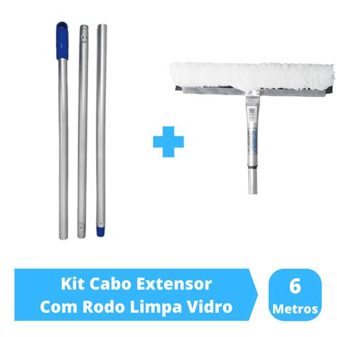 Kit Cabo Extensor Metros Rodo M Gico Limpa Vidros Preveoeste