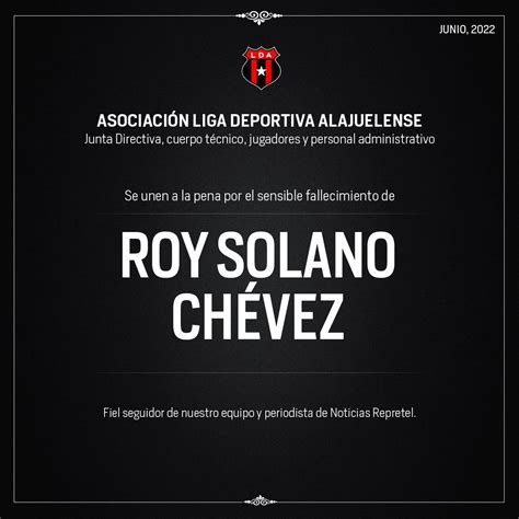 Alajuelense Oficial On Twitter Fuerzas A Sus Familiares Y Amigos