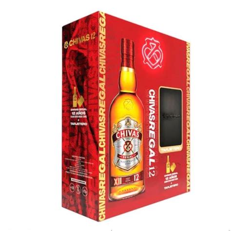 PACK WHISKY CHIVAS REGAL 12 700ml TARJETERO El Pozito Vinoteca