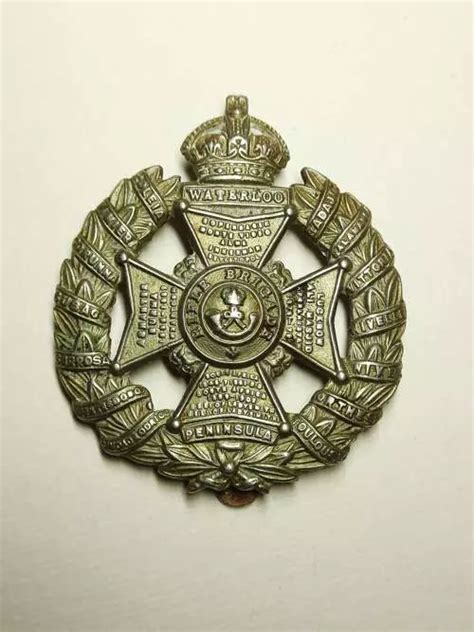 Rifle Brigade Cap Badge In Helmet Cap Badges