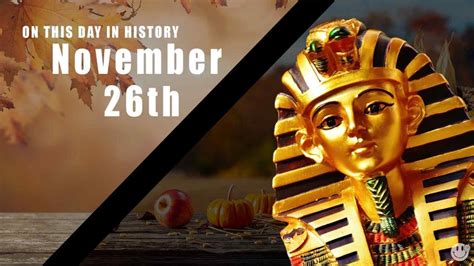 November 26 in History - Today in History