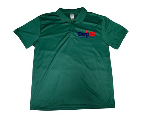 Customized Deped Matatag Emerald Green Drifit Polo Shirt Lazada Ph