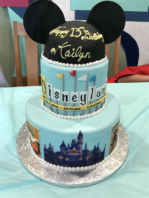 disneyland theme birthday cake - Spesh Online Diary Art Gallery