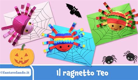 Lavoretti Per Halloween Il Ragno Teo Fantavolando