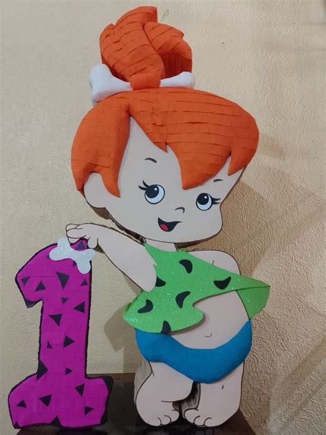 Pi Ata N Mero Pebbles Picapiedra En Pi Atas Tradicionales