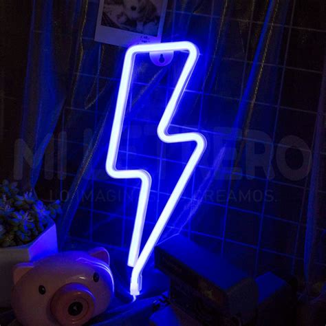 Letrero Luminoso Manos Amor Azul NEON LED Flexible