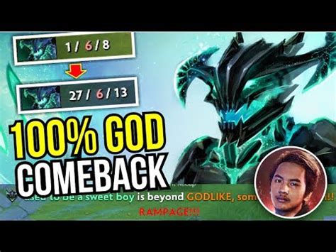 God Move Inyourdream Epic Comeback Rampage Vs Od Dota