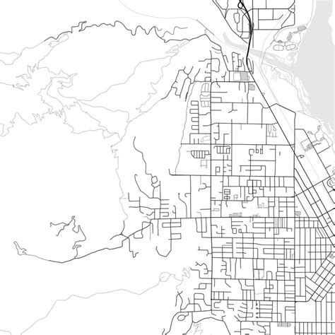 wenatchee map print wenatchee map poster wall art wa city map