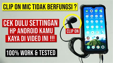 Cara Menggunakan Mic Clip On Di Hp Handphone Android Youtube