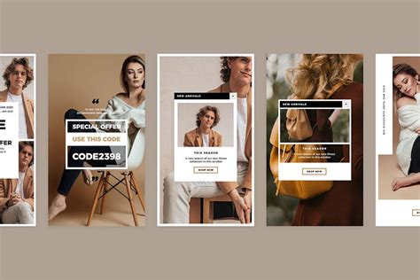 8 Promo Fashion Instagram Story Vol 4 Design Template Place