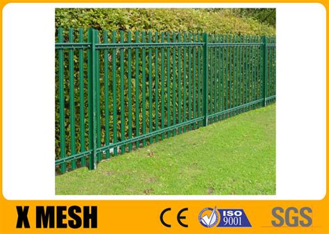 W Profile Steel Palisade Fencing Hot Dipped Galvanized Hx L In