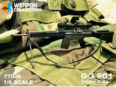 Dragon 16 Weapon Collection G 3 Sg1 Sniper Rifle Cyber Hobby