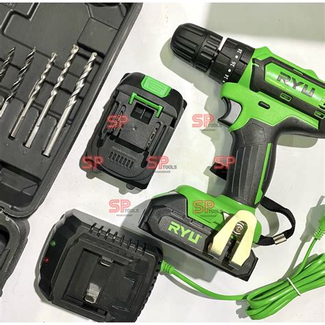 Jual MESIN BOR CAS CHARGE BATERAI CORDLESS IMPACT BETON SET 20V RYU