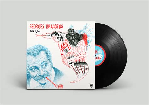 Brassens poster on Behance